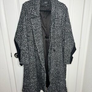 Torrid Black and Gray Cardigan Sweater